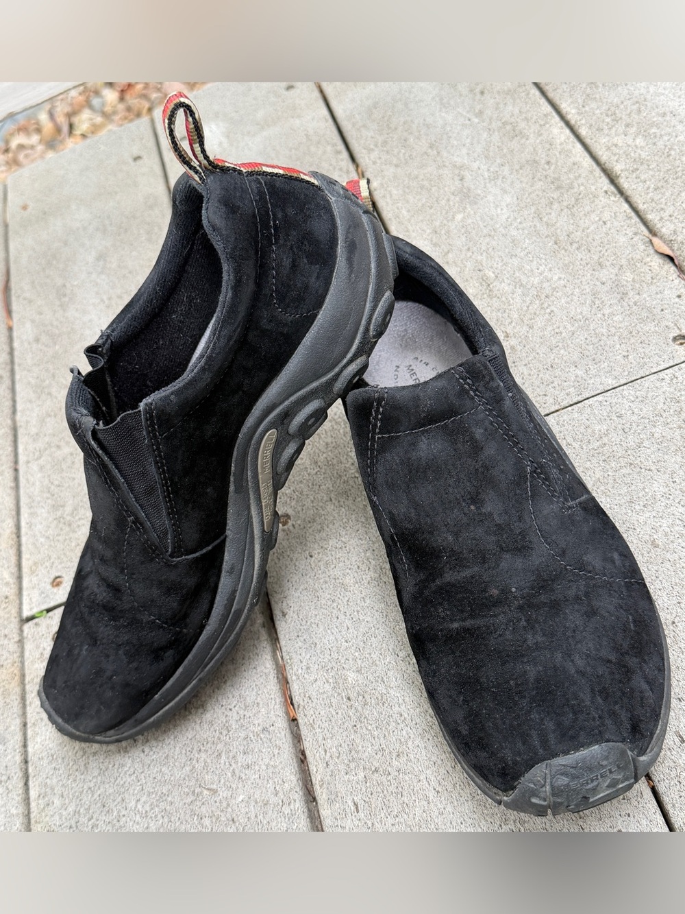 Merrell Men's 9.5 Jungle Moc Slip-on Shoes Midnight Black J60825 Sneakers